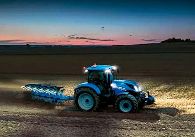 GPS-løsninger fra New Holland til mejetærsker hos Anker Bjerre A/S