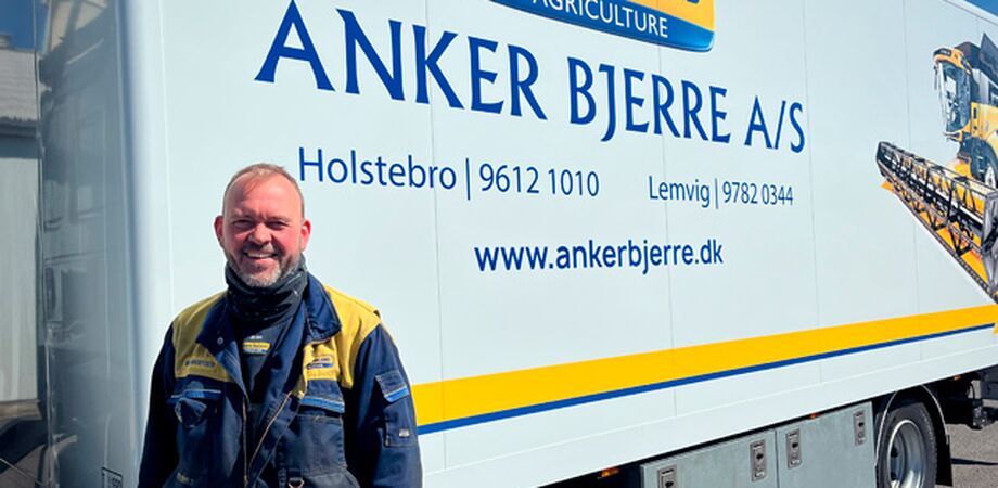 Bestil vintereftersyn til høstmaskine hos Anker Bjerre A/S
