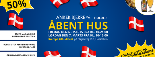 Åbent hus i Holstebro d. 6-7 Marts 2026
