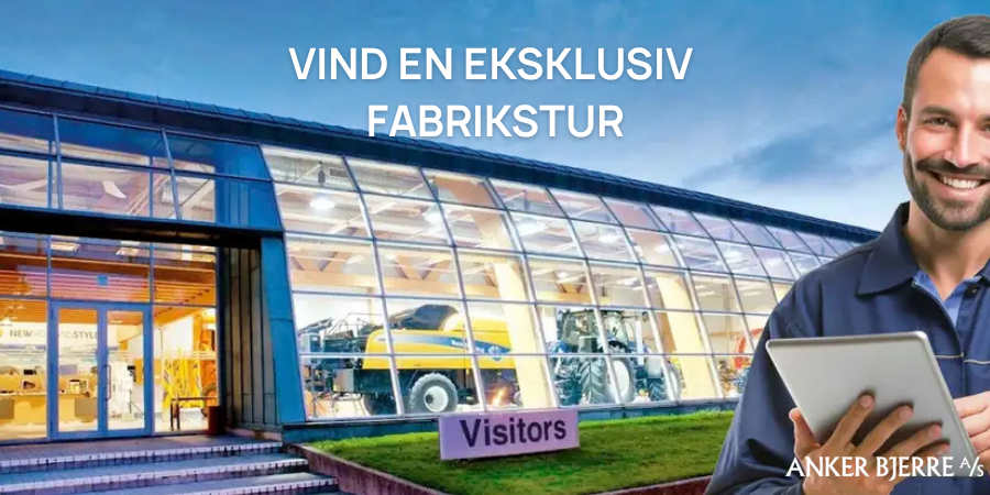 Vind en eksklusiv New Holland fabrikstur i Belgien!