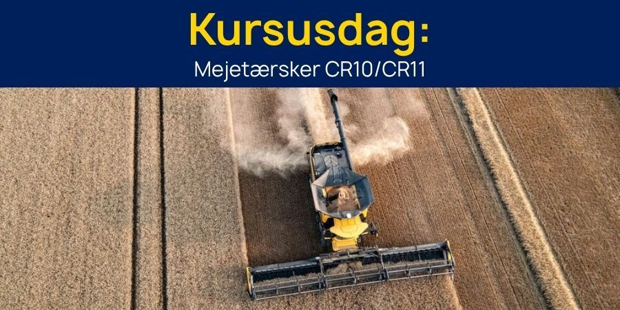 I samarbejde med New Holland afholder vi brugerkursus i CR10/ CR11 mejetærskere - glæd dig til en spændende dag!
