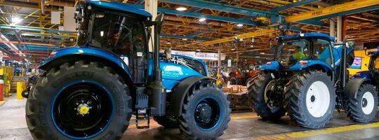2 mio New Holland traktorer produceret i Basildon England