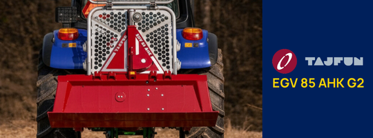 Tajfun har opgraderet deres EGV 85 AHK skovspil til en ny version med et bevægeligt blad!