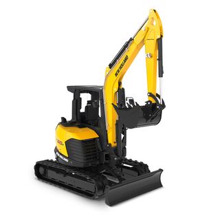 New Holland minigraver hos Anker Bjerre A/S