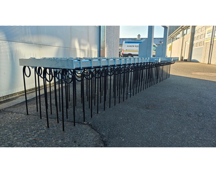 Anker Bjerre Riven 4-Rækket, 350cm, 3-punkt ophæng Meget effektiv!