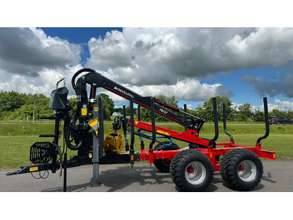 FTG-Källefall FB100 / FB73T FB 100 Skovvogn med 7,3 m kran