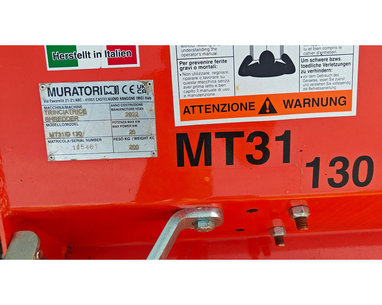 Muratori mt31 130 Kørt ganske lidt
