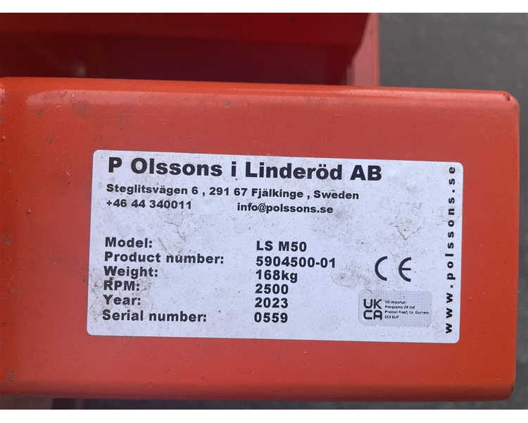 Husqvarna Fejemaskine med sving 135cm