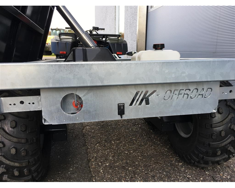 K-vognen K-Offroad 1,2 tons Boggievagn TILBUD - 3-vejs tip, el-hydraulisk