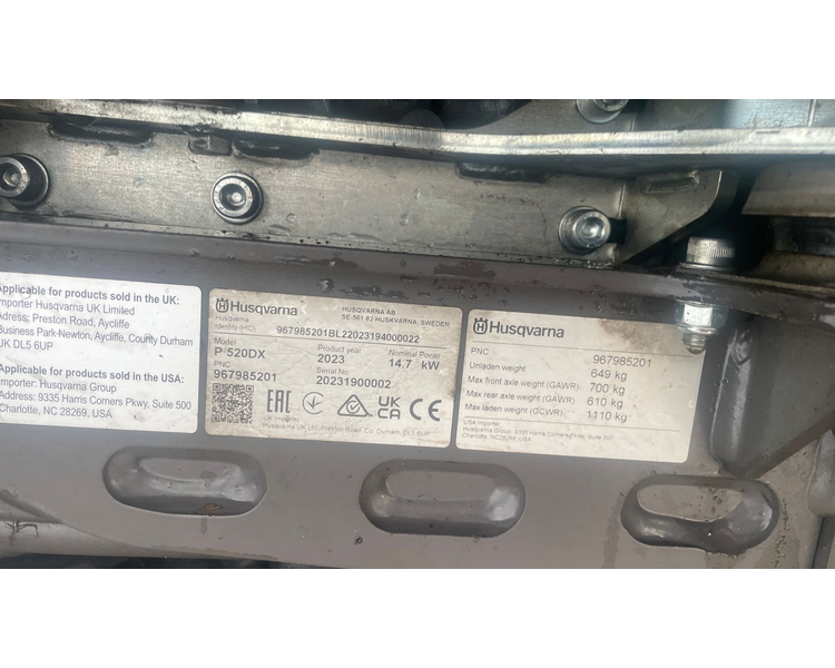 Husqvarna P520DX Inkl. 132cm klippebord