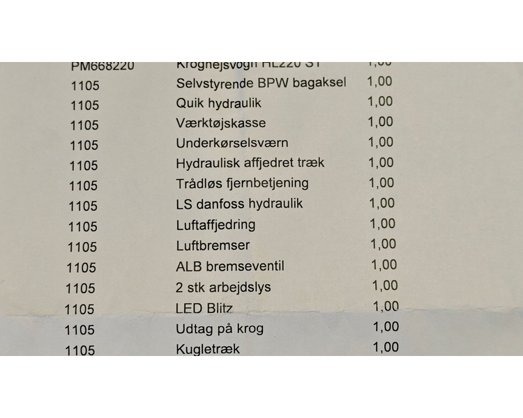 Stronga HL220ST Top udstyret