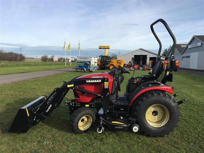 Yanmar SA 424 Med 60" klipper og frontlæsser