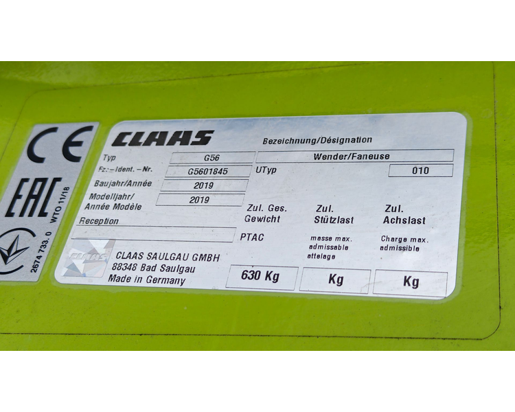 CLAAS VOLTO 45 ! Som ny !