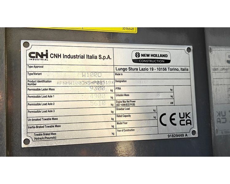 New Holland W100D W100D