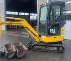 Komatsu PC16R-3HS Inkl. 2grave skovle og tilskovl.
