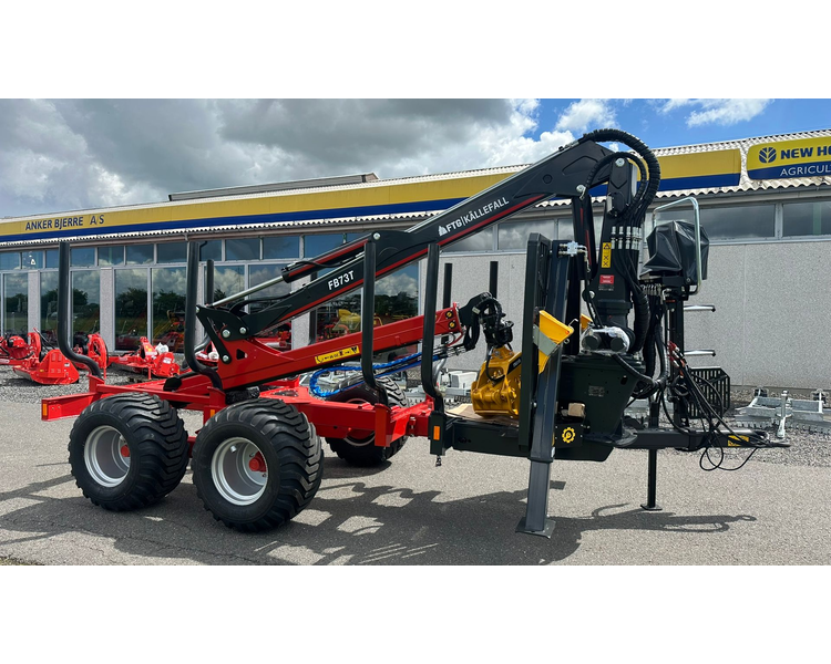 FTG-Källefall FB100 / FB73T FB 100 Skovvogn med 7,3 m kran