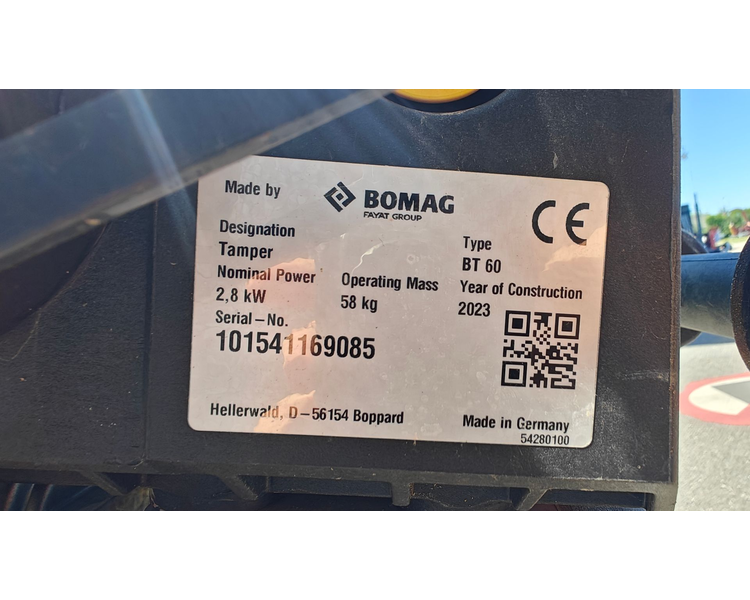 Bomag BT 60 HELT SOM NY - Inkl. hjulsæt