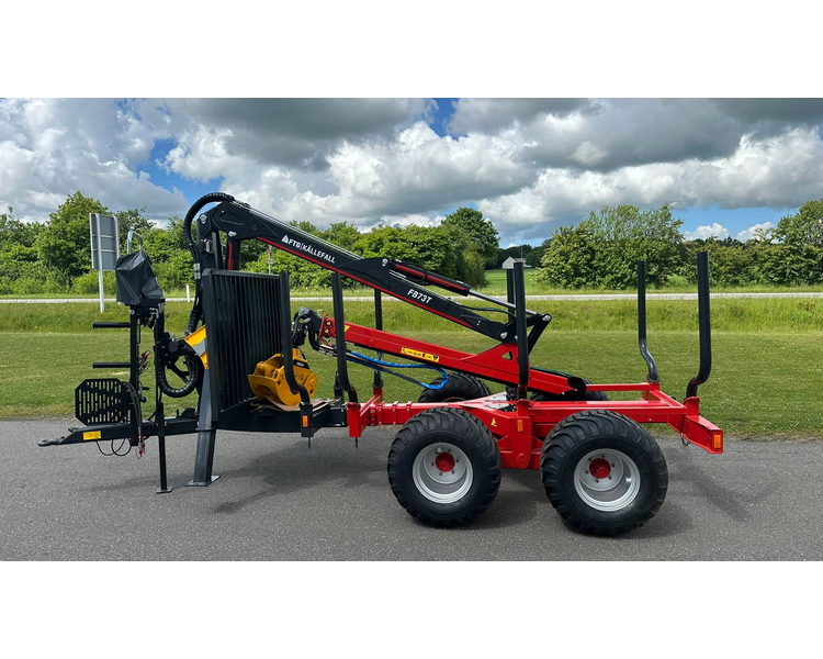 FTG-Källefall FB100 / FB73T FB 100 Skovvogn med 7,3 m kran