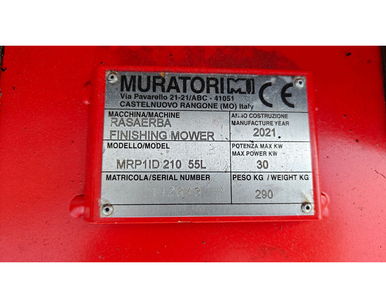 Muratori MRP1-210 Ikke kørt meget