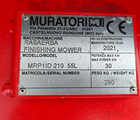 Muratori MRP1-210 Ikke kørt meget