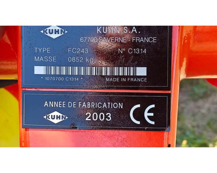 Kuhn FC243 Med Crimper