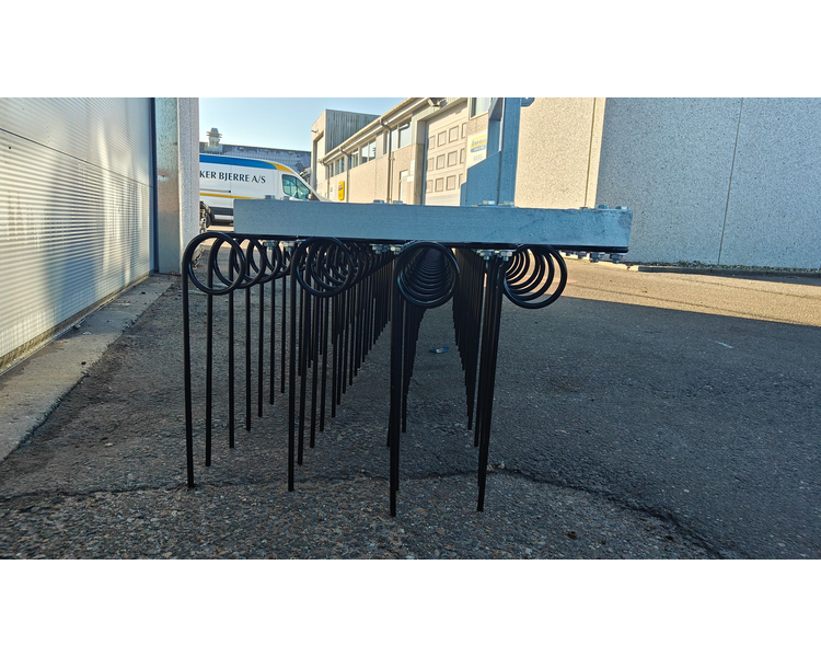 Anker Bjerre Riven 4-Rækket, 350cm, 3-punkt ophæng Meget effektiv!