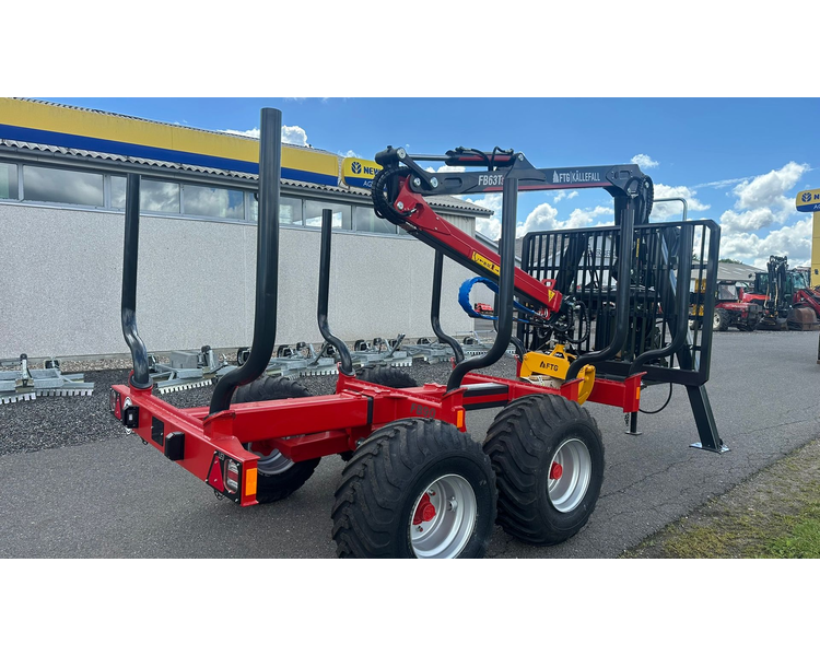 FTG-Källefall FB90 / FB63Ts FTG FB90 skovvogn med 63m kran