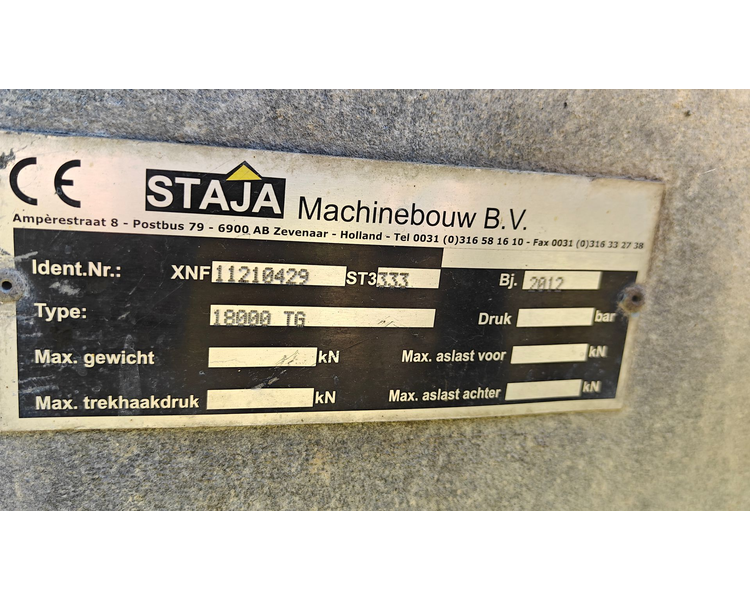 Staja 18000 TG Slamsuger / Spuler