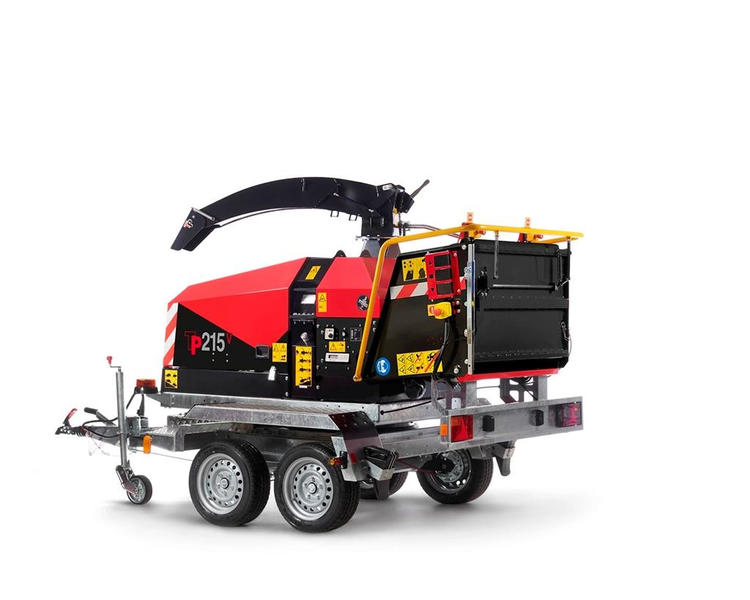 TP 215 MOBIL T m. TP Pilot+, Hatz m. DPF 59 hk, tandemtrailer og 270 graders drejekrans