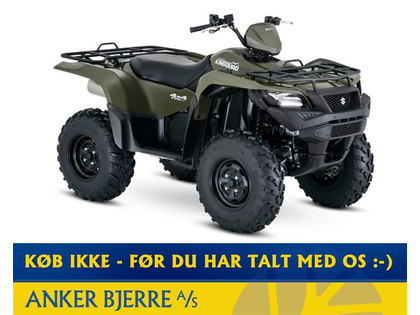 Suzuki LT-A750XP Leveres i grøn eller rød