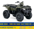 Suzuki LT-A750XP Leveres i grøn eller rød