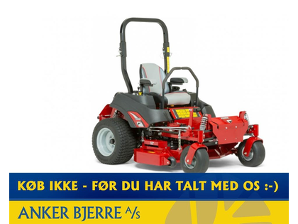 Ferris ZT 800 ISX inkl. 132 cm klippebord (bagudkast / mulch)