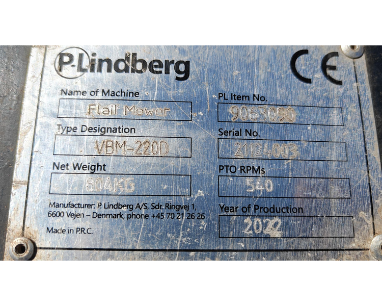P. Lindberg VBM-220D