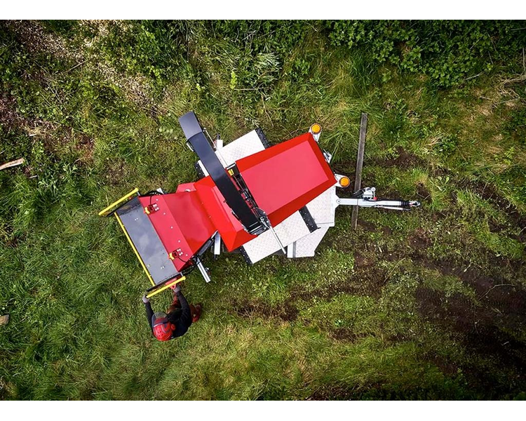 TP 215 MOBIL T m. TP Pilot+, Hatz m. DPF 59 hk, tandemtrailer og 270 graders drejekrans