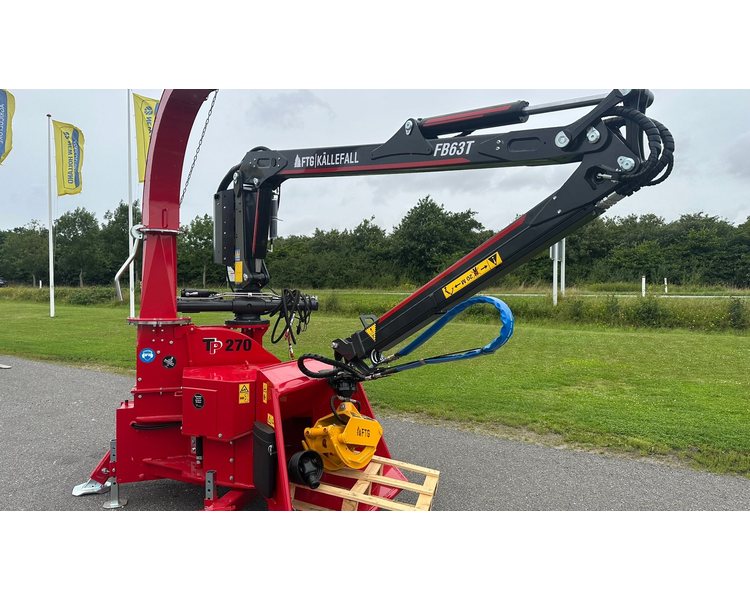 TP TP 270 K  Flishugger med kran