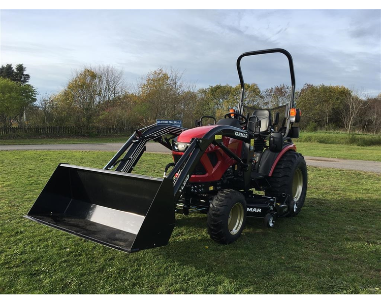 Yanmar SA 424 Med 60" klipper og frontlæsser