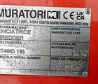 Muratori MT40-185 Hydraulisk - Brugt maks. 10 timer