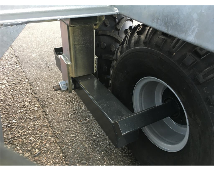 K-vognen K-Offroad 1,2 tons Boggievagn TILBUD - 3-vejs tip, el-hydraulisk