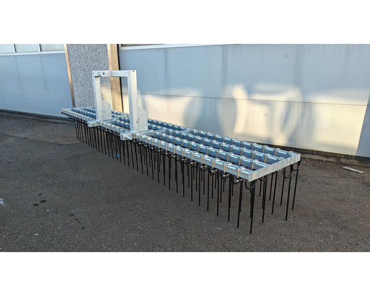 Anker Bjerre Riven 4-Rækket, 350cm, 3-punkt ophæng Meget effektiv!