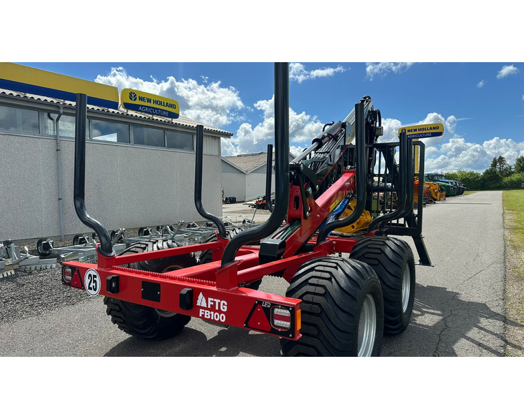 FTG-Källefall FB100 / FB73T FB 100 Skovvogn med 7,3 m kran
