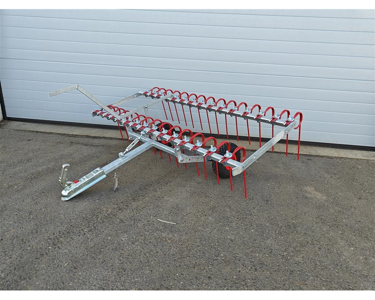 Anker Bjerre Riven Gårdspladsharve 150cm Inkl. Kugletræk