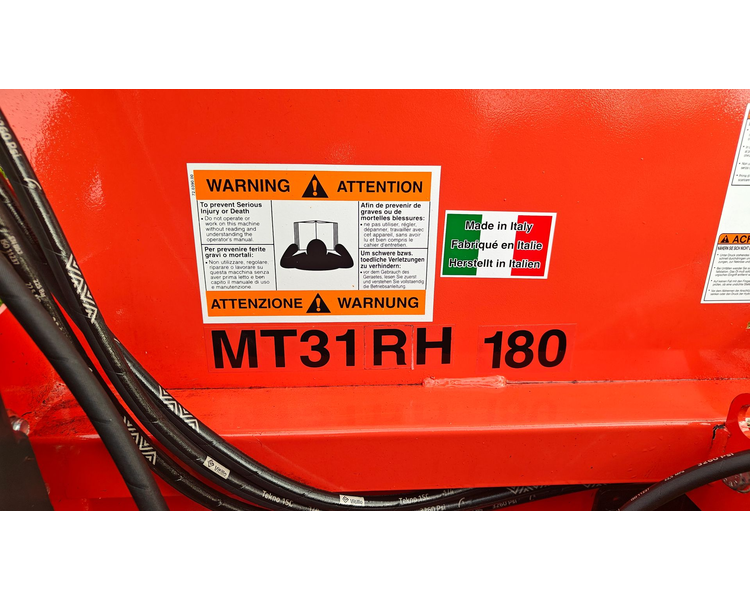 Muratori MT31 RH - 180cm  Slagleklipper/vertikalskærer med opsamler