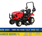 Yanmar SA 221 4WD inkl. 152 cm klipper og frontlæsser med skovl