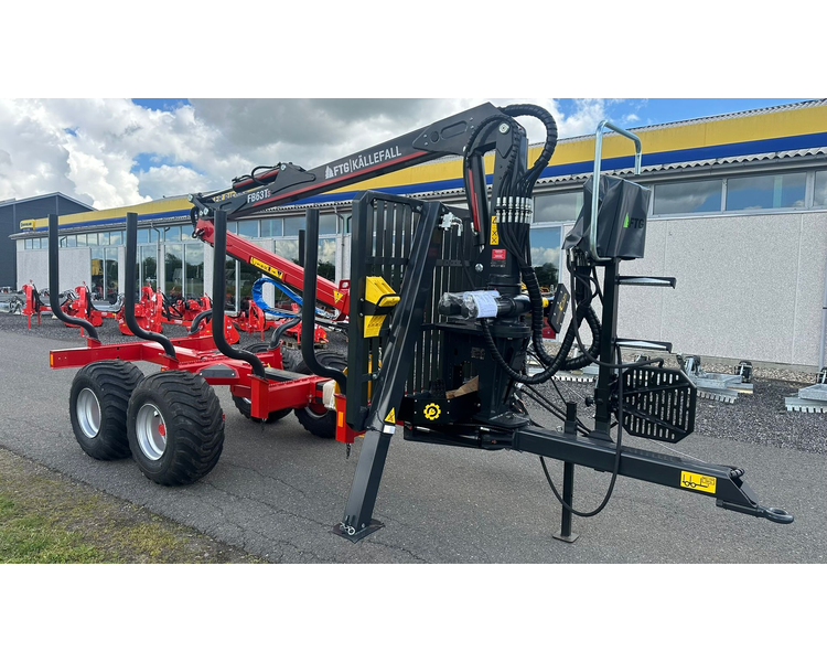 FTG-Källefall FB90 / FB63Ts FTG FB90 skovvogn med 63m kran