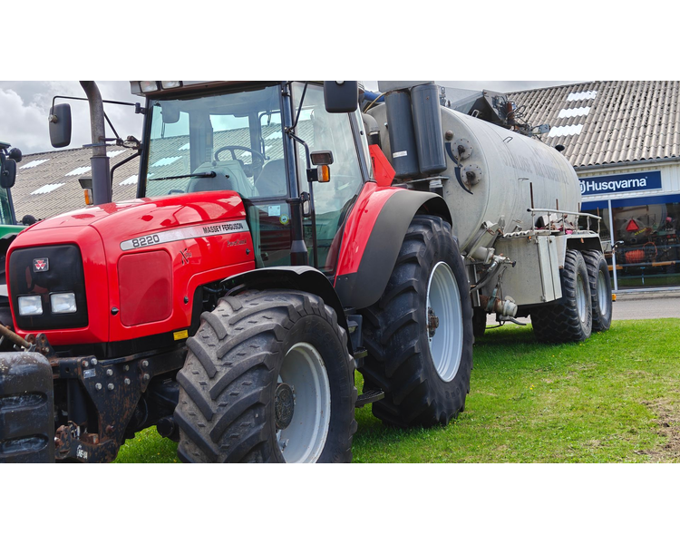 Slamsuger - spulevogn inkl. Massey Ferguson 8220 Traktor