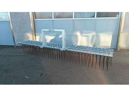 Anker Bjerre Riven 4-Rækket, 350cm, 3-punkt ophæng Meget effektiv!