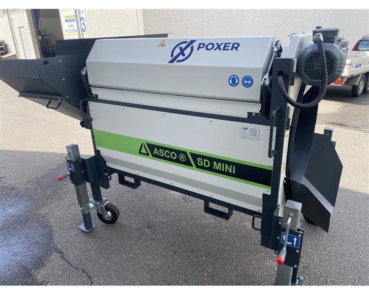 Asco Screen Drum Mini kompakte med stor kapacitet