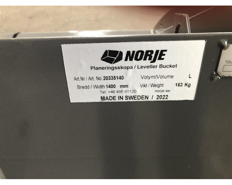 Norje PLANERSKOVL PÅ LAGER TIL OMGÅENDE LEVERING