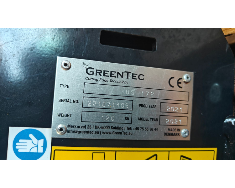 GreenTec HS 172 hæk/hegnsklipper Næsten ikke brugt