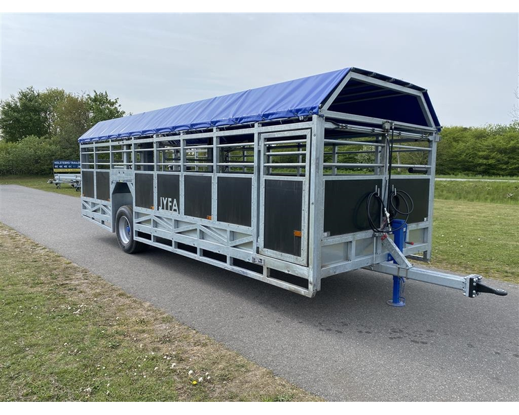 Jyfa 8 mtr. med hydr. Kreaturvogn